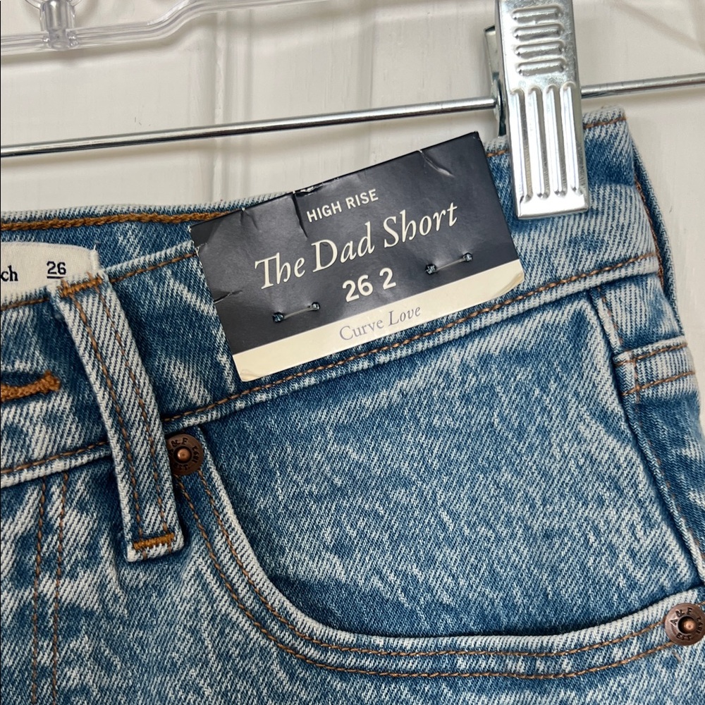 Abercrombie & Fitch Curve Love Dad Shorts size 2